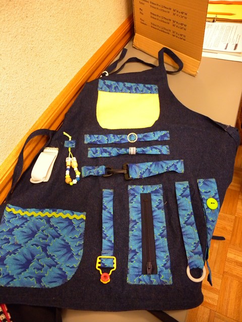 Fidget Aprons - A New Project Introduced by Lorna Fiori